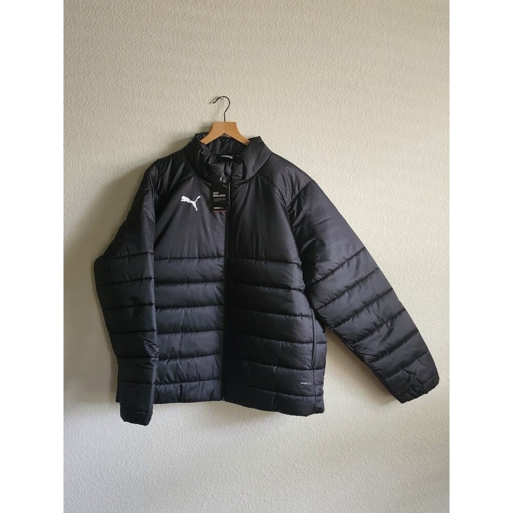 Puma Teamliga Full Zip Padded Unisex Black XXL Jacket NEW